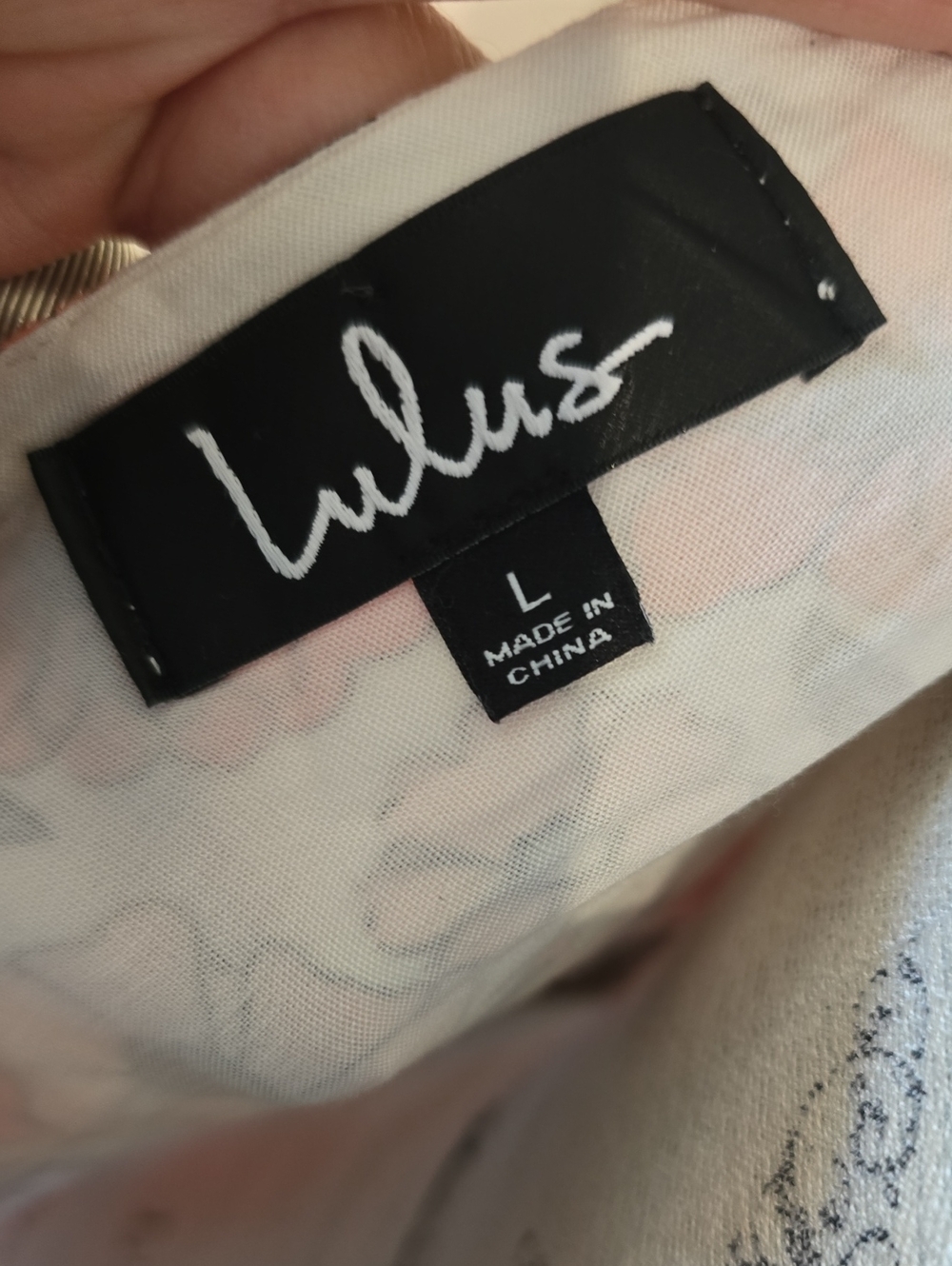 Lulu's Coral and White Floral Back-Tie Swing Dress - Picture 2 of 9